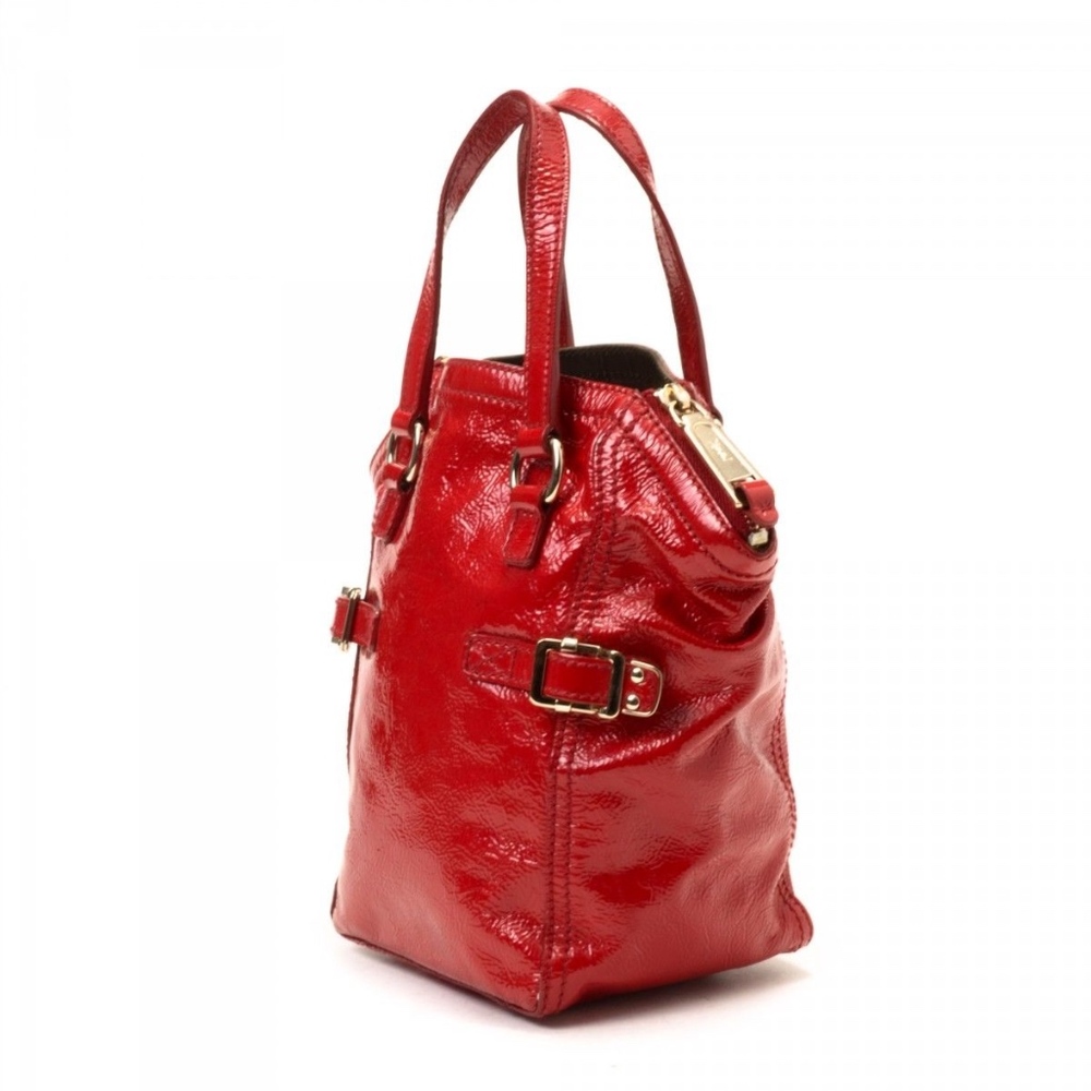 Stunning!YSL mini downtown patent red purse - Picture 3 of 9